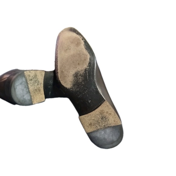 Gucci Lifford Plain Toe Mens 7D Brown Leather Oxford Dress Shoes Formal Classic - Picture 6 of 6